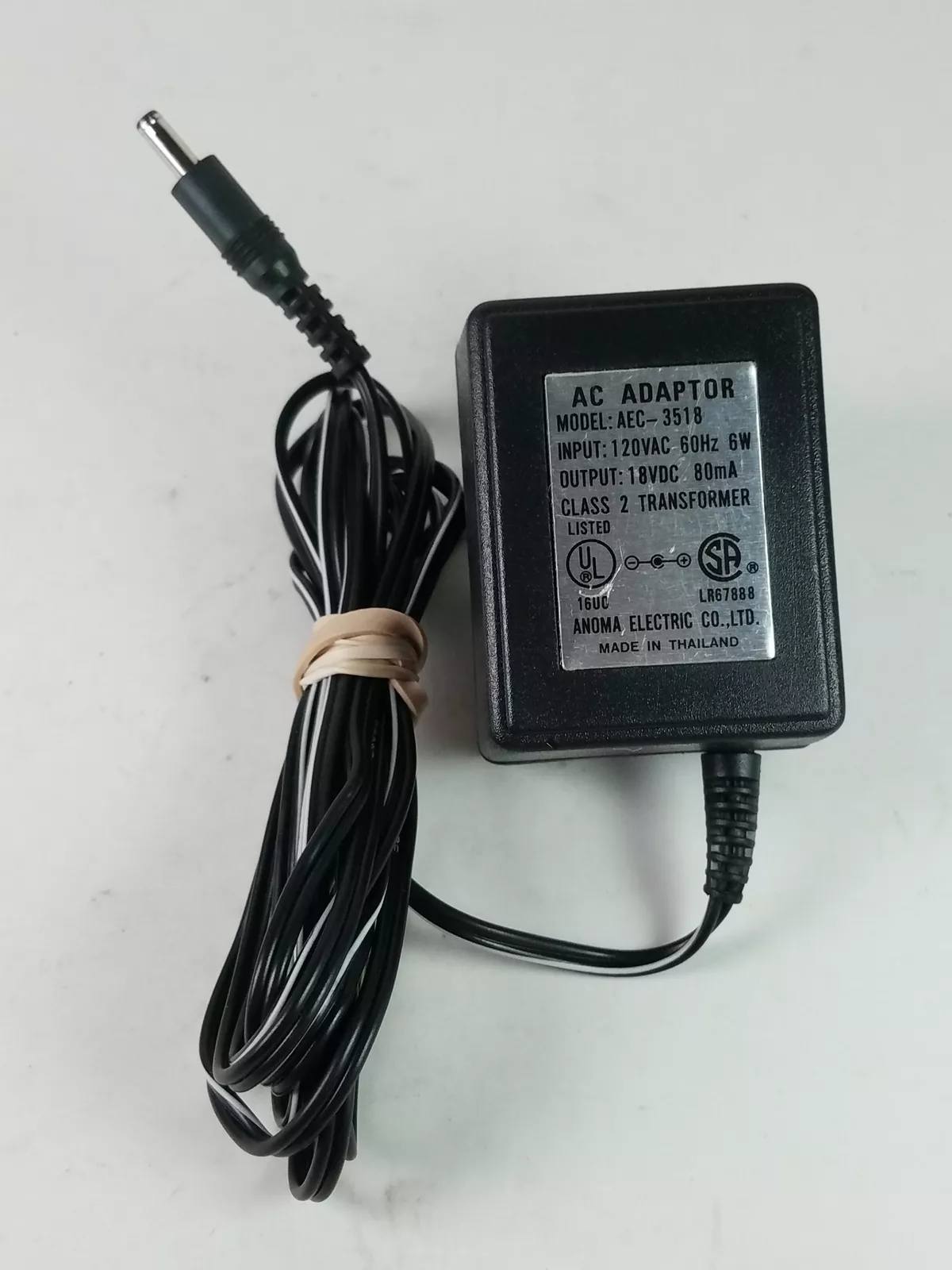 *Brand NEW*Anoma Output: 18 V 80 mA AC Adapter Class 2 Transformer AEC-3518 Power Supply